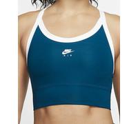 Nike Air Womens Bra XS Blue Swoosh Medium Support Sports CJ0700-432.