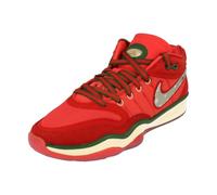 NIKE Air Zoom G.T. Hustle 2 Mens Basketball Trainers DJ9405 Sneakers Shoes (UK 10 US 11 EU 45, Track red Metallic Silver 601)