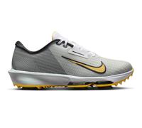 NIKE AIR ZOOM INFINITY TOUR NEXT% 2 GOLF SHOES - WHITE / PURE PLATINUM / TOPAZ GOLD