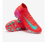 Nike Men's Zoom Superfly 10 Academy AG Football Shoe, Ember Glow/Aurora Green, 9.5 UK
