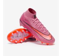Nike Men Mercurial Superfly 10 Elite Ag-pro High-top-fußballschuh Soccer Shoe, Magic Flamingo Total Crimson Black, 12 UK