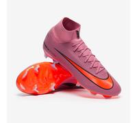 NIKE Men's Mercurial Superfly 10 Club High-top-fußballschuh Für Normalen Rasen Football Shoe, Magic Flamingo Black Total Crimson, 6.5 UK