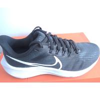 NIKE Women's Nike Air Zoom Pegasus 39 Sneaker, Black White Dk Smoke Grey, 4 UK