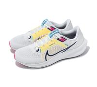 Nike Air Zoom Pegasus 40 White Photon Dust Pink Royal Men Running DV3853-105