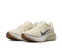 Nike Air Zoom Pegasus 42 Men's Running Shoes | UK 9.5 in Cocomut Milk/Metallic Silver/Light Khaki