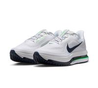 Nike Air Zoom Pegasus Premium Men's Running Shoes | UK 10 in White/Green Spark/Midnight Navy