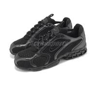 Nike Men's Air Zoom Spiridon Cage 2 Sneaker, Black/Black/Anthracite/Smoke G, 9 UK