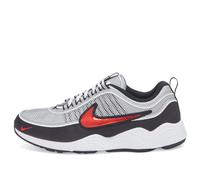 Nike Air Zoom Spiridon Sneaker (Metallic Silver/Sport Red-Black-White - 5) - Size 5