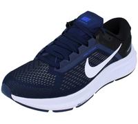 Nike Men's Air Zoom Structure 24 Sneaker, Midnight Navy White Black White, 7.5 UK