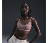 Nike Alate Minimalist Women's Light-Support Padded Convertible Sports Bra - Brown - Polyester/Elastane 2X (A-B)