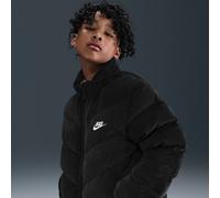 Nike All Day Play Older Kids' Therma-FIT Loose-Fit Puffer Jacket - Black - Cotton L