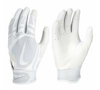 Nike Alpha Huarache Edge Batting Gloves - Unisex - 1 Pair (White/White - XX-Large)