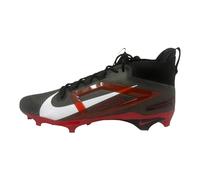 Nike Alpha Menace 4 Elite Football Cleats (FD7036-600, University Red/Team Red/Black/White), Black/University Red/White/Team Red, 15.5