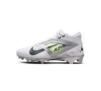 Nike Alpha Menace 4 Pro Football Cleats (FD7037-100, White/Metallic Silver/Photon Dust), White/Metallic Silver/Photon Dust, 11 UK