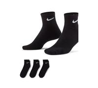 Nike Ankle Everyday Cushioned Crew Socks 3 Pack - UK 2-5