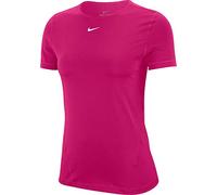 NIKE AO9951-615 W NP TOP SS All Over MESH T-Shirt Womens Fireberry/(White) 2XL