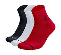 Nike Apparel Socks Men Air Jordan Jumpman Qtr Socks 3 'Black White Red' SX5544-011 XL