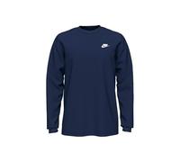 Nike AR5193-410 M NSW Club TEE - LS Sweatshirt Mens Midnight Navy/(White) M