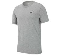 Nike AR6029-063 Dri-FIT Sweatshirt Men's DK GREY HEATHER/BLACK Size XS
