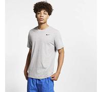 (Grey, L) Nike Mens Dri-FIT Training T Shirt Sportswear Tee