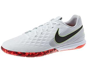 NIKE AT6134-106 React Legend 8 PRO IC Sneaker Unisex White/Black-Grey Fog-BRT Crimson-Ghost Green UK 10.5