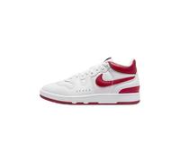 Nike - Attack Leather Sneakers for Men and Women, White Red, 3.5 UK