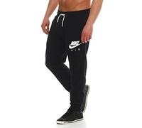 Nike AW77 FLC CUFF PT-air HTG - Men's trousers, Men, W77 Flc Cuff Pt-Air Htg, Black White, medium