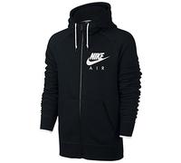 NIKE AW77 Full Zip Hoody Men's Hooded Sweater, black/white, Medium