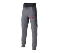 Nike B NK Air Cuff Pants, Children, 856172-091, Grey / (Carbon Heather/Anthracite/Siren Red), Medium