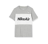 Nike B NSW Air TEE SS T-Shirt - Dark Grey Heather/White, Large