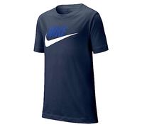 Nike B NSW TEE Futura Icon TD T-Shirt - Midnight Navy/(White), Small