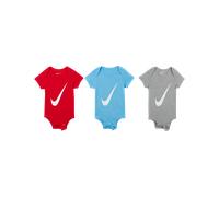 Nike Baby (0-6M) Bodysuit Set (3-Pack) - Red - Cotton 6-12M