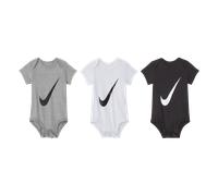 Nike Baby (0-6M) Bodysuit Set (3-Pack) - White - Cotton 0-6M
