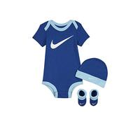 NIKE Baby Boys' 3-Piece Layette Set, Navy Blue(ln0072-c3l)/White