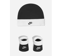 Nike Baby Boys Futura Hat And Booties Set in Black - Black - 0 - 6 Mths