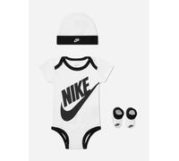 Nike Kids Futura Logo Box Short Sleeve Set White 6-12 Months Kids