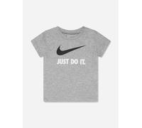 Nike Baby Boys JDI Swoosh T-Shirt in Grey - Grey - 12 Mths