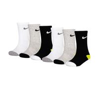 NIKE Baby Boys NHN 6PK SMILEY CREW, Grey Heather, 2 Years EU