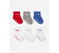 Nike Baby Boys Pop Colour 6 Pack Socks Set in Blue - Blue - 6 - 12 Mths