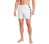 NIKE Baby Boys Swim Breaker Logo Tape 5" Volley Short White Swim Trunks