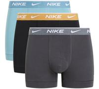 Nike Baby Boys' Trunk 3pk Underwear, Dm TRQ/Blk-STN Gold Wb/an Move Wb, L