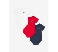 Nike Kids Swoosh Short Sleeve Body 3 Units Multicolor 3 Months