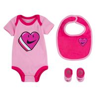 Nike Baby Girls Set Bodysuit Bib Socks Shoes 0 - 6 Months Pink