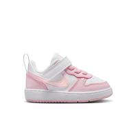 Nike Baby/Toddler Court Borough Low Recraft Terry Trainers, White/Pink Foam, Size 8.5 Younger White/Pink Foam