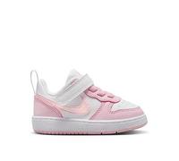 Nike Baby/Toddler Court Borough Low Recraft Terry Trainers, White/Pink Foam, Size 9.5 Younger White/Pink Foam