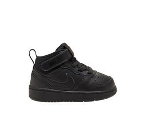 Nike Baby/Toddler Court Borough Mid 2 Trainers, Black/Black-Black, Size 4.5 Younger Black/Black-Black