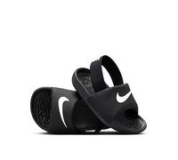 Nike Baby/Toddler Kawa Slides, Black/White-White-White, Size 8.5 Younger Black/White-White-White