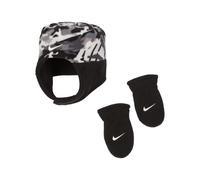 Nike Baby Trapper Hat and Mittens 2 Piece Set (Grey(6A2779-G33)/Camo