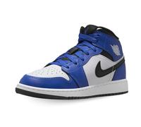 NIKE Big Kids Air Jordan 1 Mid , Game Royal/SchwarzWeiß, 6 Big