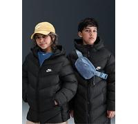 Nike Big Kids' All Day Play Mid Length Padded Jacket, Black/White, Size L Black/White